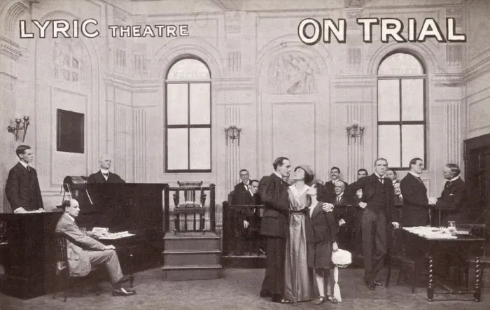 Framed Print : On Trial, Lyric Theatre, London Framed Print : On Trial, Lyric Theatre, London