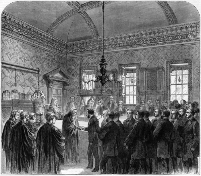 Framed Print : The Trial of the Pyx Framed Print : The Trial of the Pyx