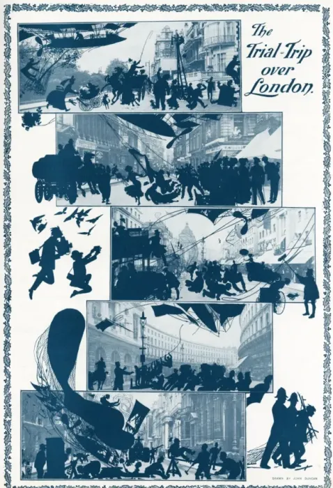 Framed Print : Trial Trip over London by John Duncan Framed Print : Trial Trip over London by John Duncan