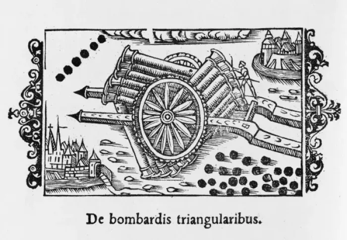 Framed Print : Triangular Bombard 1555 Framed Print : Triangular Bombard 1555