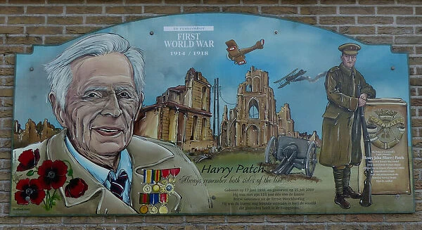 Tribute to Harry Patch, Carrefour, Langemarck