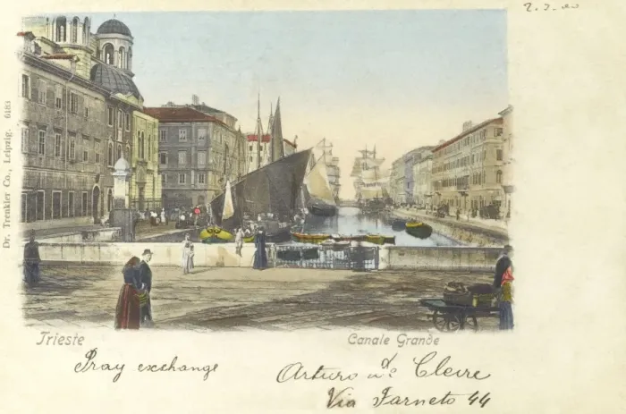 Framed Print : Trieste, Italy - The Grand Canal Framed Print : Trieste, Italy - The Grand Canal