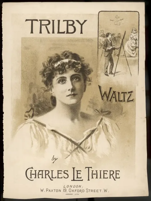 Framed Print : Trilby Music Sheet Framed Print : Trilby Music Sheet