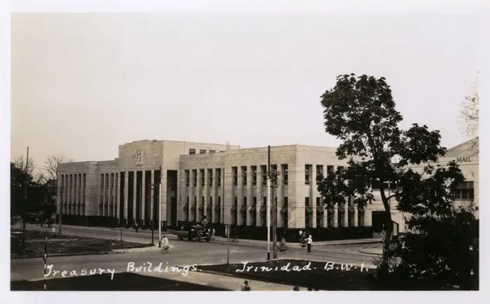 Framed Print : Trinidad and Tobago, West Indies - Treasury Buildings Framed Print : Trinidad and Tobago, West Indies - Treasury Buildings
