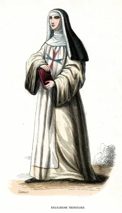 Framed Print : TRINITARIAN NUN Framed Print : TRINITARIAN NUN