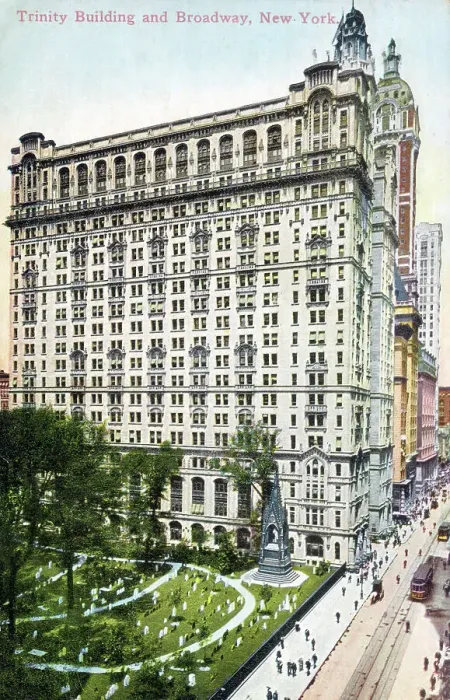 Framed Print : Trinity Building and Broadway, New York City, USA Framed Print : Trinity Building and Broadway, New York City, USA