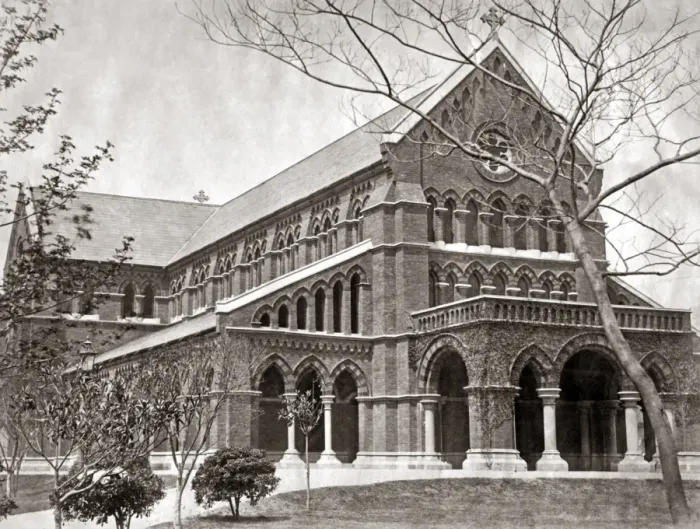 Framed Print : Trinity Cathedral, Shanghai, China, circa 1890 Framed Print : Trinity Cathedral, Shanghai, China, circa 1890
