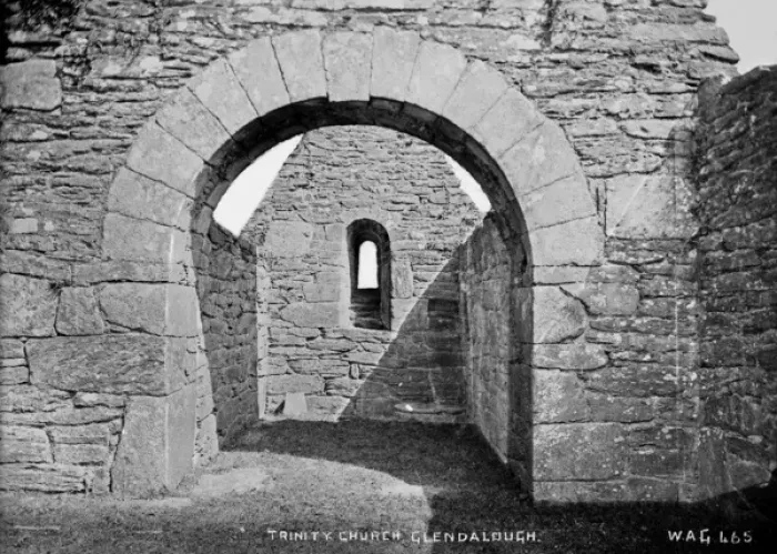Framed Print : Trinity Church, Glendalough Framed Print : Trinity Church, Glendalough
