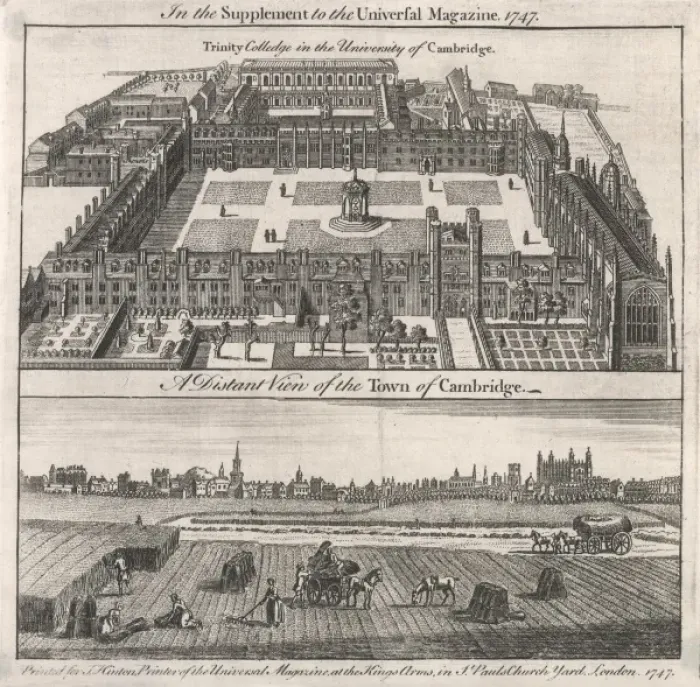Framed Print : Trinity Coll. / Cambridge Framed Print : Trinity Coll. / Cambridge