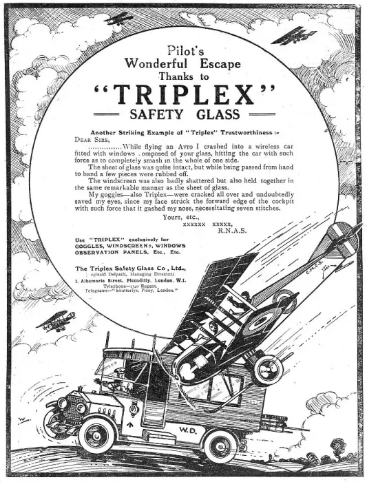 Framed Print : Triplex Safety Glass For Aircraft Framed Print : Triplex Safety Glass For Aircraft