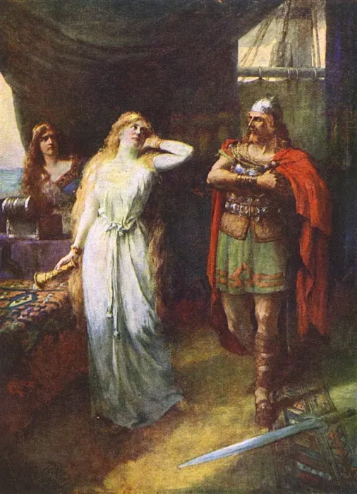 Framed Print : Tristan, Isolde, Philtre Framed Print : Tristan, Isolde, Philtre