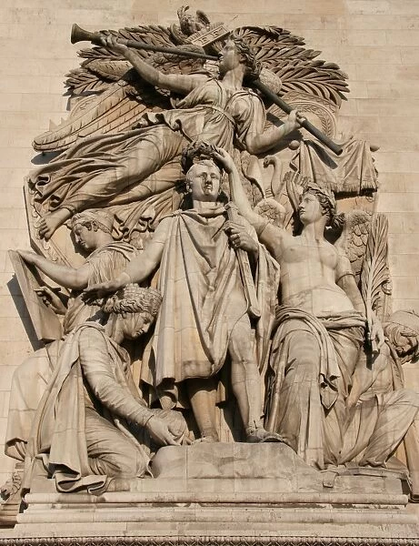 Triumph Arch of Paris. The Triumph of Napoleon'. Sculpteur