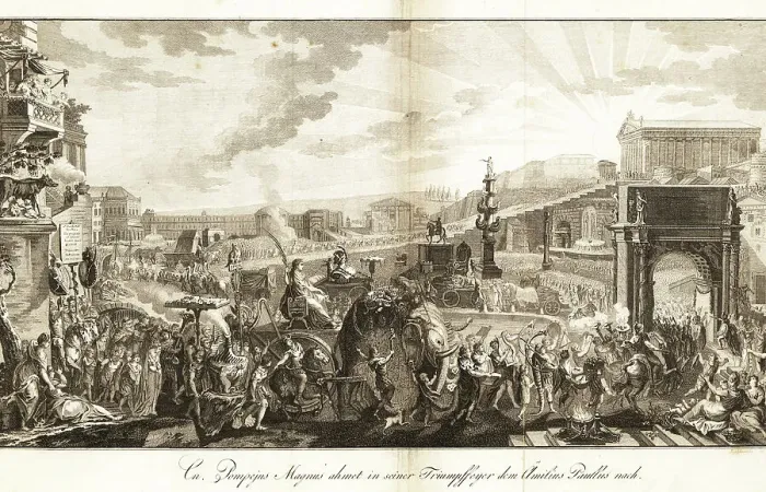 Framed Print : The Triumph of Pompey in Rome, 61 BC Framed Print : The Triumph of Pompey in Rome, 61 BC