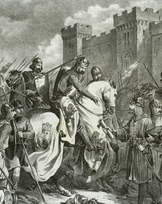 Framed Print : Triumphal entry of Ferdinand III (c. 1201-1252) in Seville a Framed Print : Triumphal entry of Ferdinand III (c. 1201-1252) in Seville a