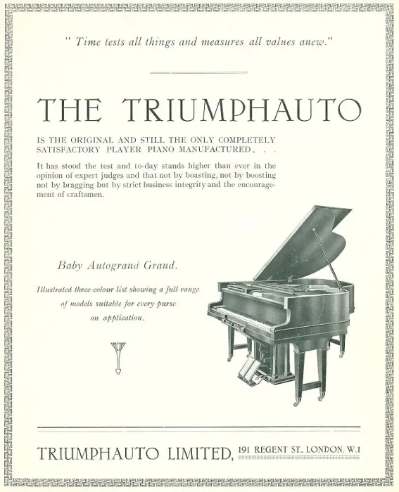 Framed Print : The Triumphauto Advertisement Framed Print : The Triumphauto Advertisement