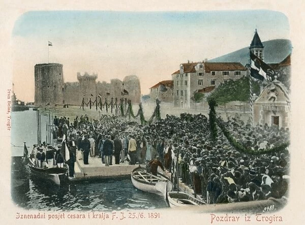 Trogir - Visit of Franz Joseph