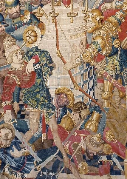 The Trojan War: Achilles Death. ca. 1470. Center