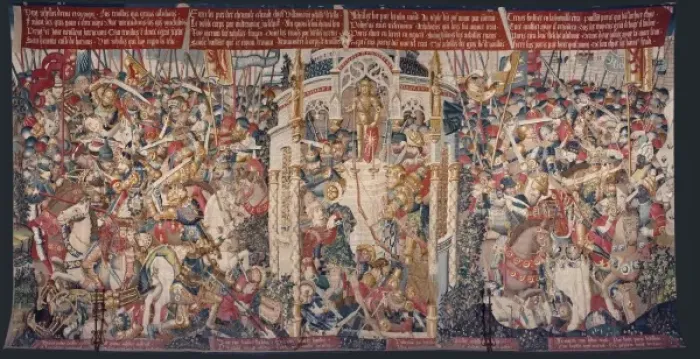 Framed Print : The Trojan War: Achilles Death. ca. 1470. Eighth Framed Print : The Trojan War: Achilles Death. ca. 1470. Eighth