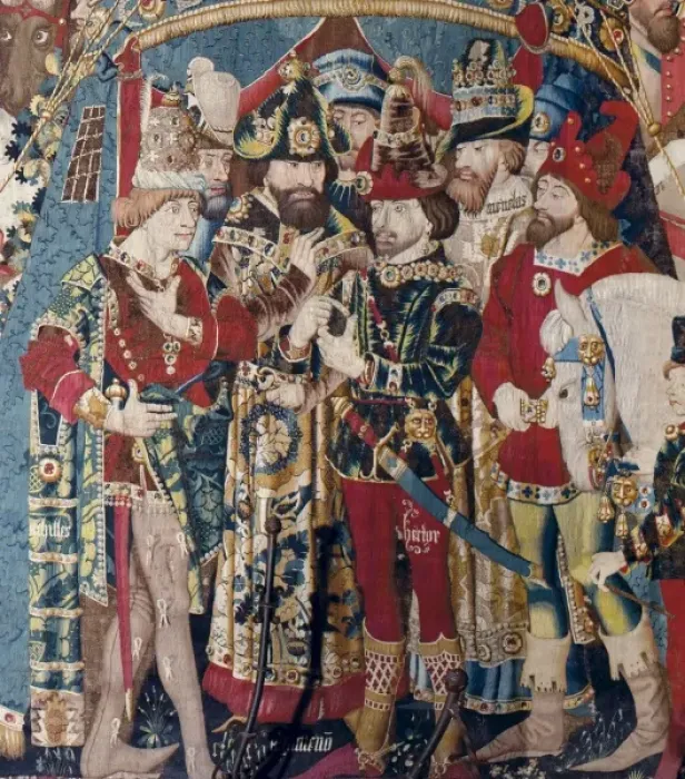 Framed Print : The Trojan War: Achilles Tent. ca. 1470. Left Framed Print : The Trojan War: Achilles Tent. ca. 1470. Left