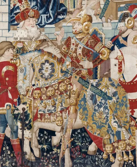 Framed Print : The Trojan War: Achilles Tent. ca. 1470. Right Framed Print : The Trojan War: Achilles Tent. ca. 1470. Right