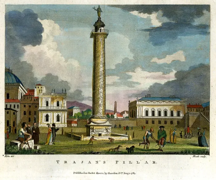 Framed Print : Trojan's Pillar
