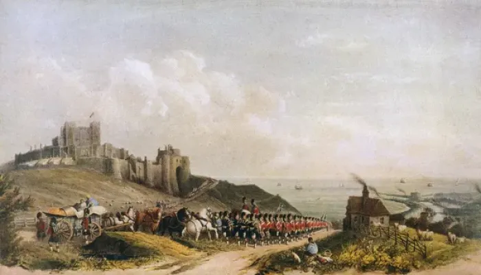 Framed Print : Troops Leave Dover Framed Print : Troops Leave Dover
