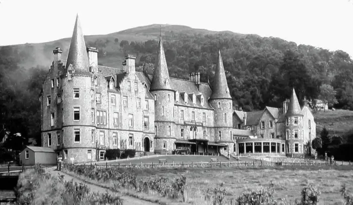 Framed Print : Trossachs Hotel, Callander, Scotland Framed Print : Trossachs Hotel, Callander, Scotland