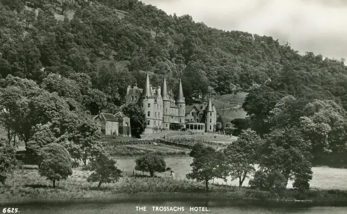 Framed Print : The Trossachs Hotel, Scotland Framed Print : The Trossachs Hotel, Scotland
