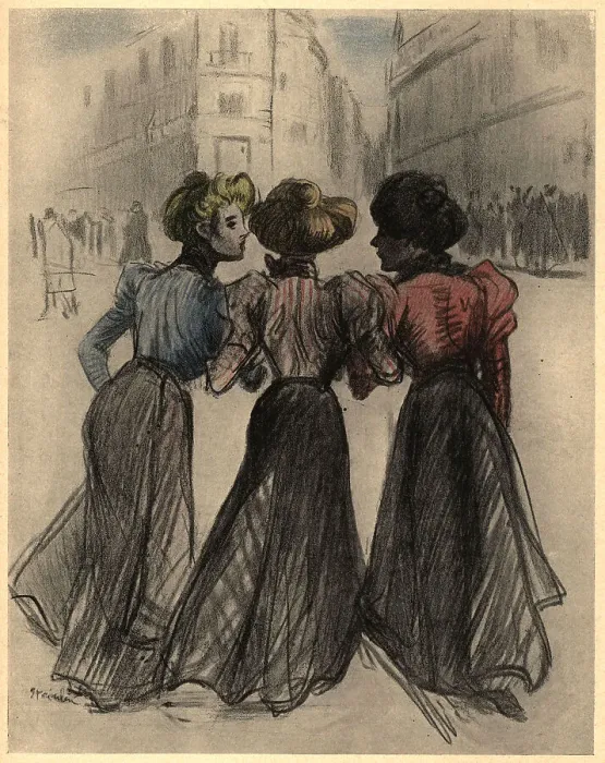 Framed Print : Trottins, Le Retour De L'Atelier Framed Print : Trottins, Le Retour De L'Atelier