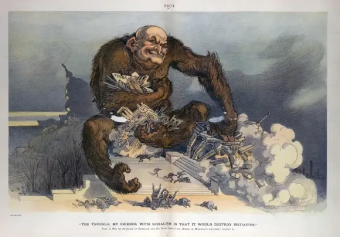 Framed Print : The trouble, my friends, with socialism is that it would des Framed Print : The trouble, my friends, with socialism is that it would des