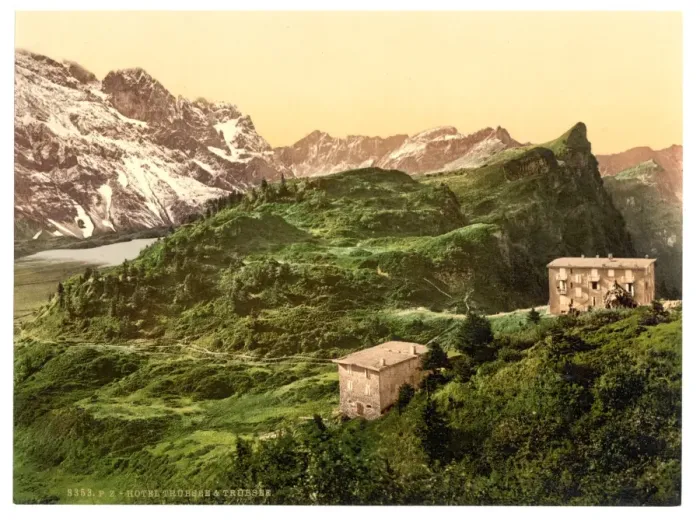 Framed Print : Trubsee, Hotel Trubsee, Bernese Oberland, Switzerland Tr?bse Framed Print : Trubsee, Hotel Trubsee, Bernese Oberland, Switzerland Tr?bse