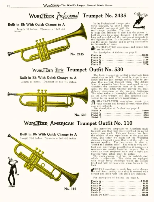 Framed Print : Trumpet, Wurlitzer Framed Print : Trumpet, Wurlitzer