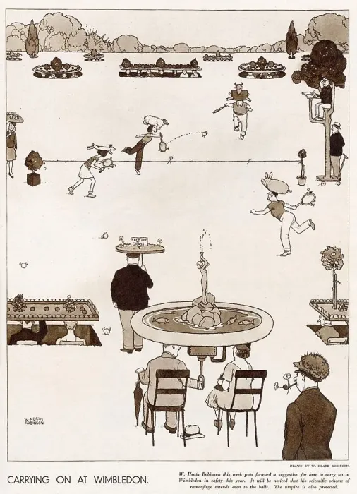Framed Print : Trying to carry on as usual! Tennis players camouflaged from above in case of invasion. Date: 1941