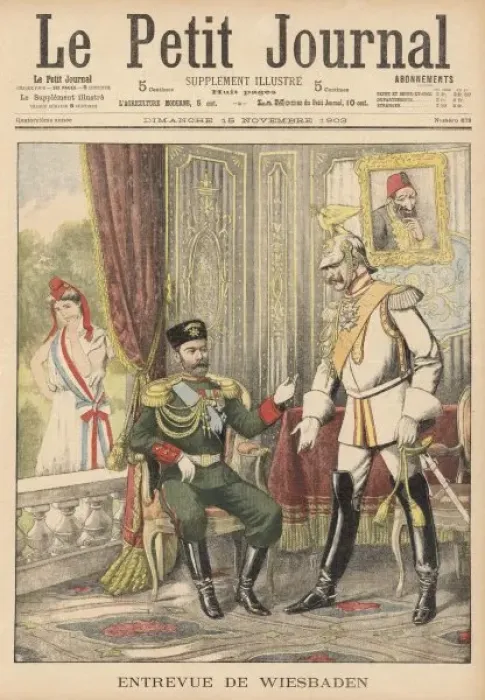 Framed Print : Tsar Meets Kaiser / 1903 Framed Print : Tsar Meets Kaiser / 1903