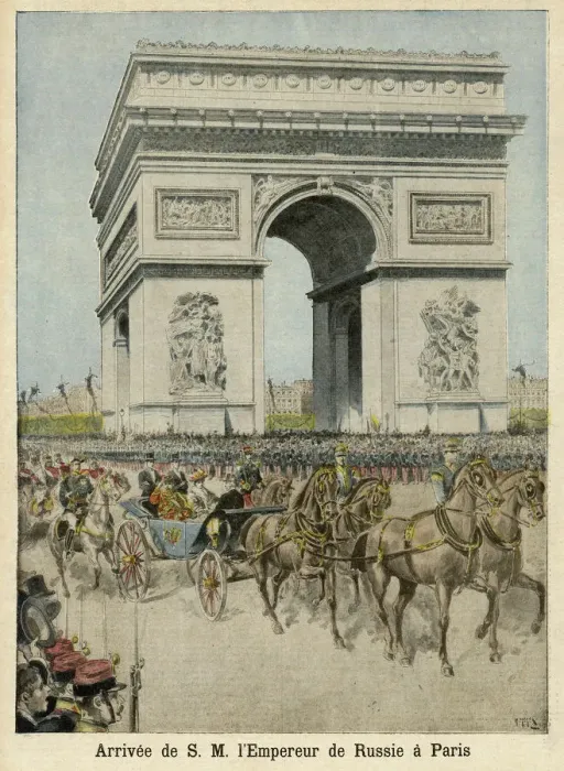 Framed Print : TSAR VISITS PARIS 1869 Framed Print : TSAR VISITS PARIS 1869