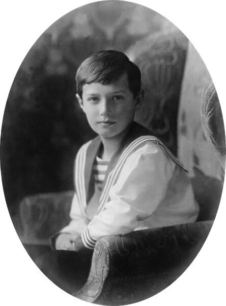 Tsesarevich Alexei Nikolaievich (1905-1918), youngest child