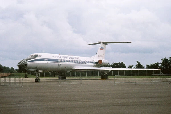 Tu-134 at Fairford. Tupolev Tu-134 ?RA-65760 