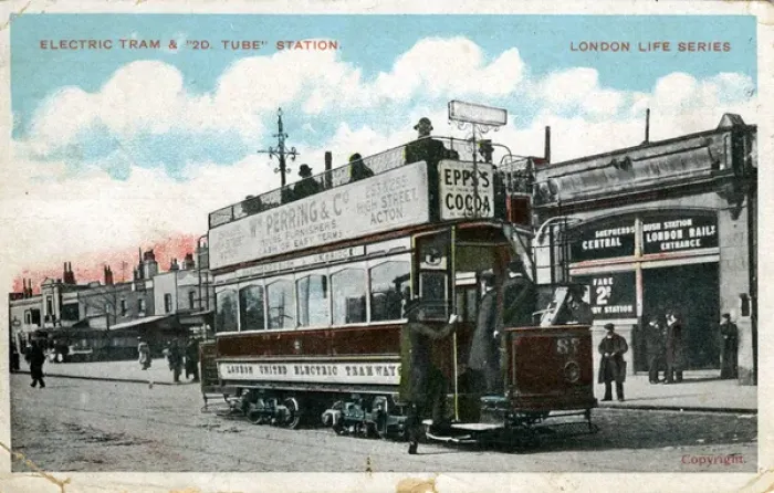 Framed Print : Tube Station, Shepherds Bush, London