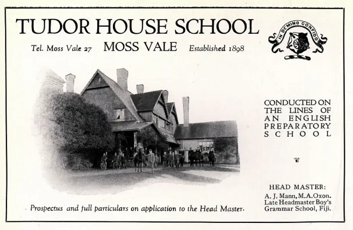 Framed Print : Tudor House School Advertisement Framed Print : Tudor House School Advertisement