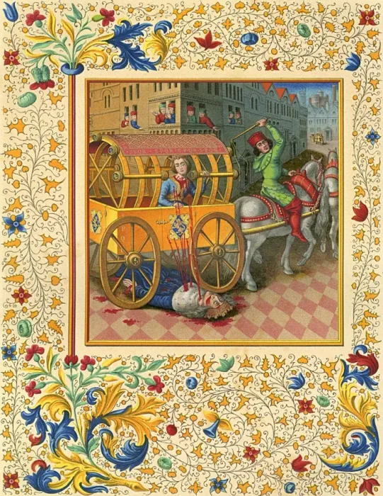 Framed Print : Tullia Crushes Father Framed Print : Tullia Crushes Father
