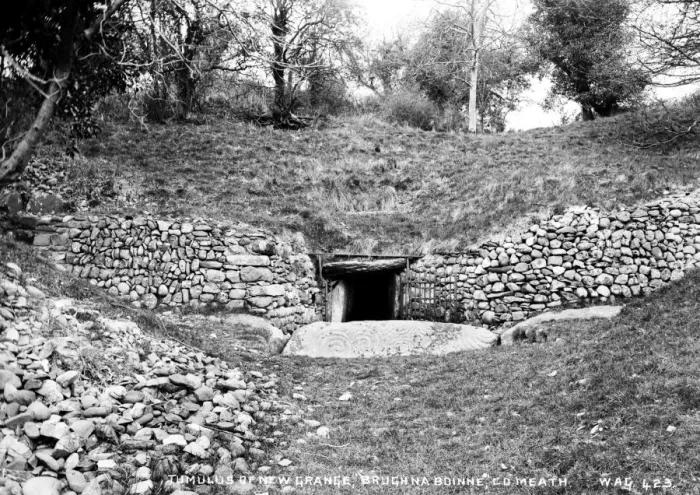 Framed Print : Tumulus of New Grange, Brugh Na Boinne, Co Meath Framed Print : Tumulus of New Grange, Brugh Na Boinne, Co Meath