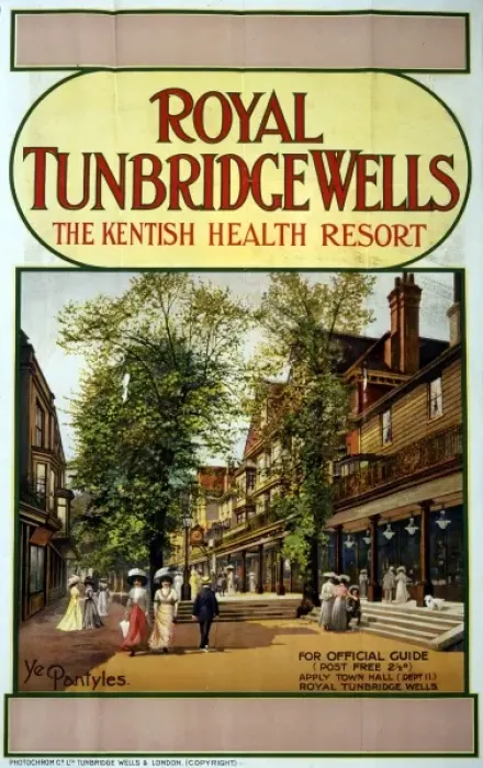 Framed Print : Tunbridge Wells poster Framed Print : Tunbridge Wells poster