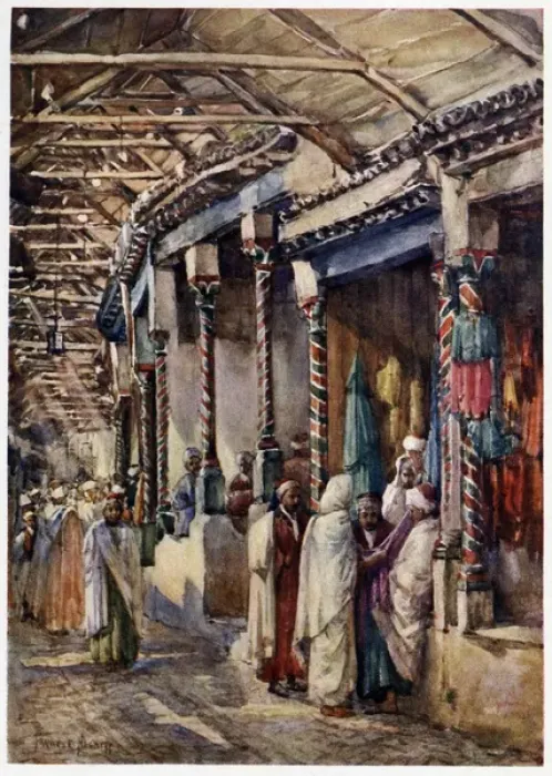 Framed Print : Tunis Tailors Shops Framed Print : Tunis Tailors Shops