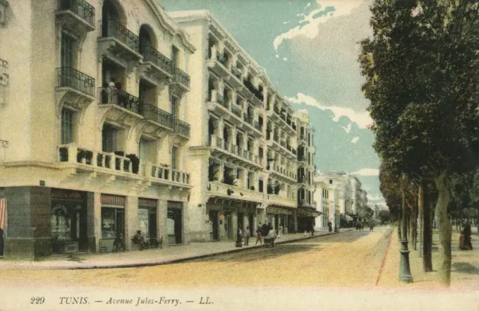 Framed Print : Tunis, Tunisia - Avenue Jules-Ferry Framed Print : Tunis, Tunisia - Avenue Jules-Ferry