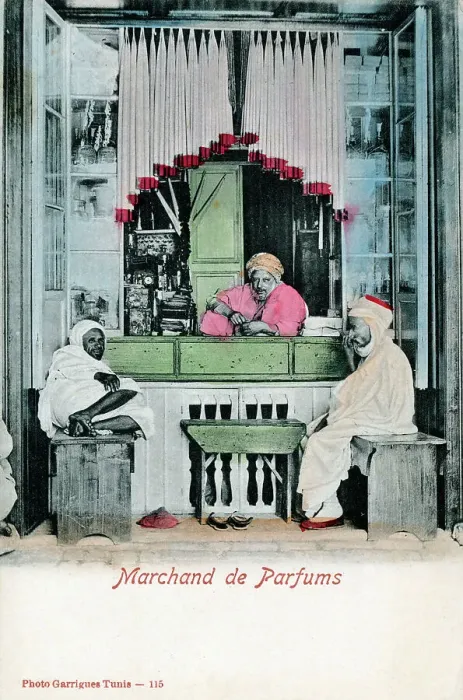 Framed Print : Tunisia, North Africa - A Perfume merchant Framed Print : Tunisia, North Africa - A Perfume merchant