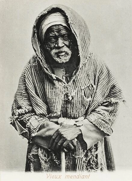 Tunisia - Old Beggar
