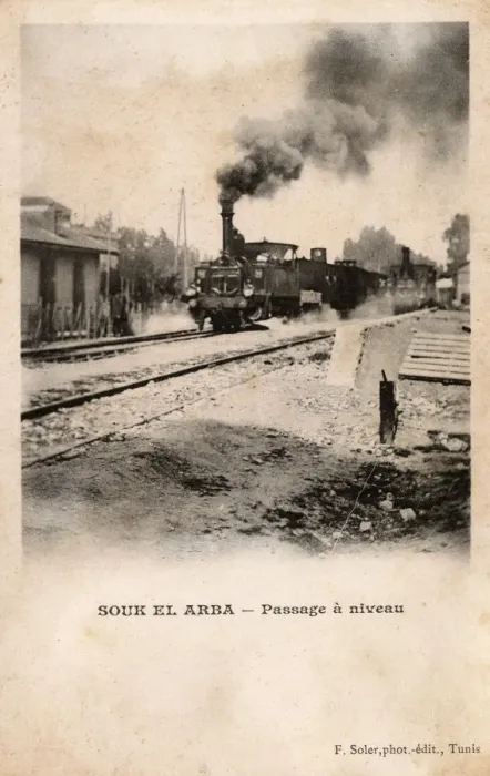 Framed Print : Tunisia - Souk el Arba Railway - The Level Crossing Framed Print : Tunisia - Souk el Arba Railway - The Level Crossing