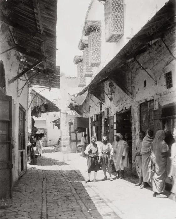 Framed Print : Tunisia Tunis, street to the Souk El Belat Framed Print : Tunisia Tunis, street to the Souk El Belat