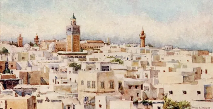 Framed Print : Tunisia / Tunis View 1912 Framed Print : Tunisia / Tunis View 1912