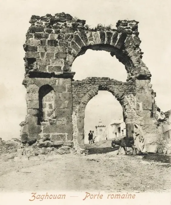 Framed Print : Tunisia - Zaghouan - Roman Gate Framed Print : Tunisia - Zaghouan - Roman Gate